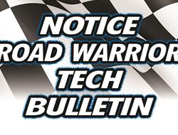 Road Warrior Tech Bulletin