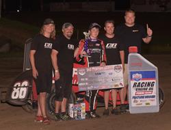 Crews Captures First POWRi Win & Becomes Youngest