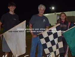 7/9/22 Rookie Wingless 600s Results