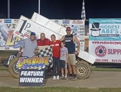 Curtis Evans Earns First POWRi LOS 305 Sprint Feat