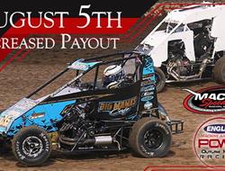 Increased Payout for August 5th Macon Speedway Eve