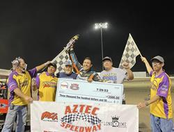 Connor Lundy and Spencer Hill Win at Aztec Speedwa