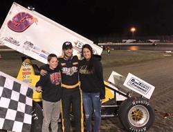 Hagar Scores First Feature Win of the Season With