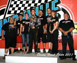 Crew with me in Victory Lane