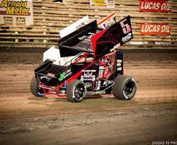 Jamie Ball lining up next to Jamie Veal in the C Main of 360 Nationals.  Studio 92 Photography