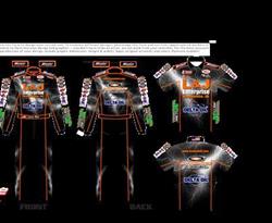 The final 2010 Driving Suit & Crew Shirt design for the 2010 racing season. Thank you Awesome Racewear!!! Awesome Racewear
