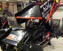LBJ has his 305 sprint car almost ready to rock and roll.