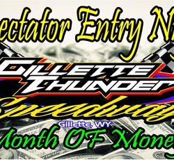 This Saturday is $5 Spectator Entry Night!! + 2024 Month of Money