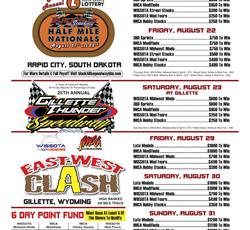 2025 6 Day Border Wars Points Series + Half Mile Nationals and 25