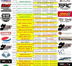 2024 Gillette Thunder Speedway Schedule