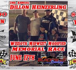 $2,000 to win - 2nd Annual Dillon Heinzerling Wissota Wissota Mid