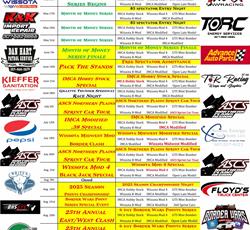 2025 Gillette Thunder Speedway Schedule