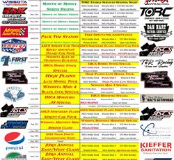 2023 Gillette Thunder Speedway Tentative Schedule
