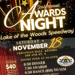 Next Event: Saturday, November 18 at 6:00pm - 2nd Annual Awards B
