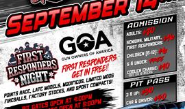 NEXT RACE... September 14th!  First Responders Night!