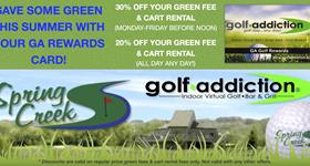 Discounted Rates at Spring Creek for Golf Addictio