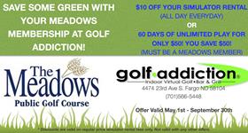 Save Some Green at Golf Addiction with your Meadow
