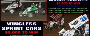 Wingless Series set for Path Valley Speedway