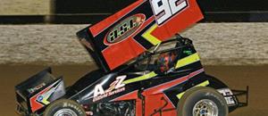 Weaver Caught Up in Early Crash at Creek Coun