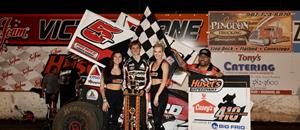 Timms Earns $10,000 Bonus With Win at Huset’s