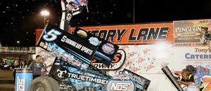 Bayston Battles for World of Outlaws Win Duri