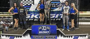 Starks Sweeps Night at Skagit Speedway for 10