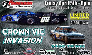 NEXT EVENT: Crown Vic Invasion Friday April 5th at 8pm
