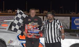Shryock Doubles Down at Hancock County Speedway
