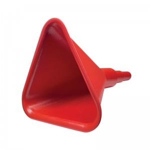 LARGE TRIANGLE FUEL FUNNEL- RED