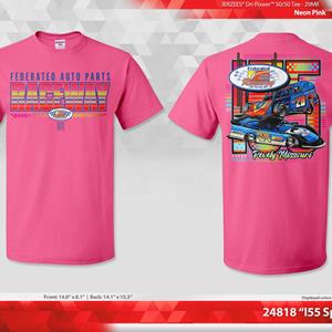 2024 Federated Auto Parts Raceway T-Shirt Pink