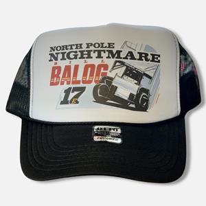 Retro Foam Trucker Hat - Black/White