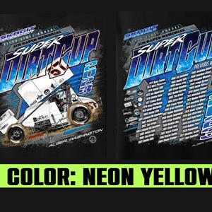 2023 Neon Yellow Dirt Cup T-Shirt: Small