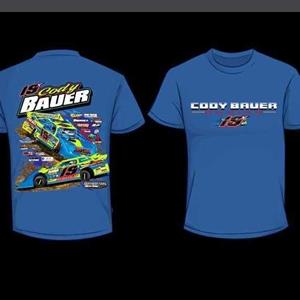 2023 Blue Cody Bauer T-Shirt