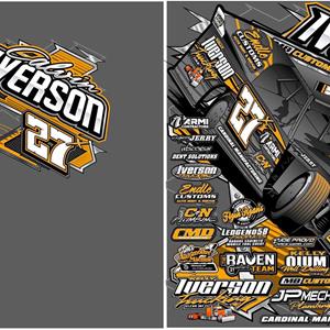 2023 Calvin Iverson Grey T-Shirt