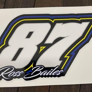 Ross Bailes No. 87 Decal