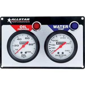 2-GAUGE PANEL ASSEMBLY- OIL PRESSURE & WATER TEMP