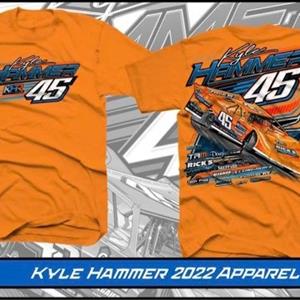 2022 Car Graphic Orange T-Shirt