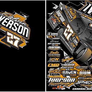 2023 Calvin Iverson Black T-Shirt