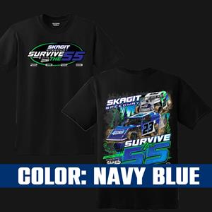 2023 Navy Blue Survive 55 - Youth T-Shirt Large