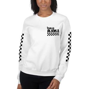Boy Mama Adult Crew Sweatshirt