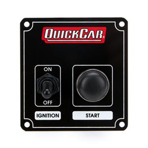 QUICKCAR IGNITION PANEL- 1 TOGGLE/ 1 MOMENTARY