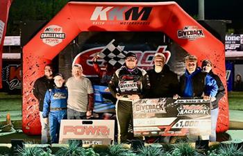 Jake Nail Nabs POWRi Non-Wing Outlaw Micro KKM Giveback Classic Preliminary Night Two Win