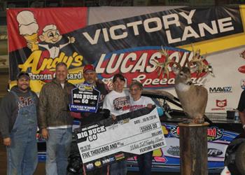 Lucas Oil Speedway Big Buck 50 victor Tim Bro