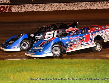 Lucas Oil Speedway (Wheatland, MO) – Lucas Oil Late Model Dirt Series – Cowboy Classic – May 25th, 2023. (Todd Boyd photo)