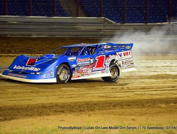 I-70 Motorsports Park (Odessa, MO) – Lucas Oil Late Model Dirt Series – July 14th, 2022. (Todd Boyd photo)