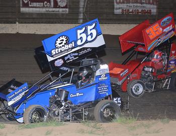 Chase Brown #55 and Dylan Sillman #35D