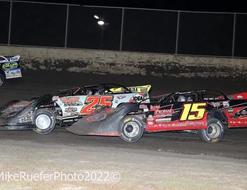 Tri-City Speedway (Granite City, IL) – Lucas Oil Midwest LateModel Racing Association (MLRA) – Championship Weekend – October 14th-15th, 2022. (Mike Ruefer photo)