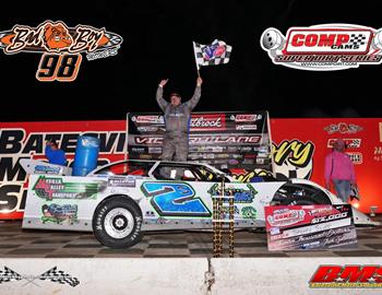 Stormy Scott raced to his first-career COMP Cams Super Dirt Series win at Batesville Motor Speedway (Locust Grove, Ark.) on Saturday, May 11.