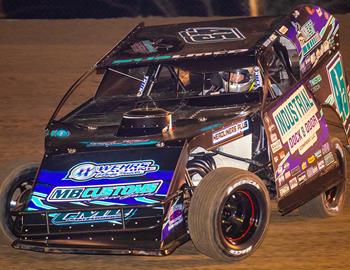 Chase in action at Rocket Raceway Park in March 2023. (Tyler Rinken image)