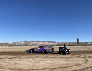 Chase Holland races in the 18th annual Wild West Shootout at Vado Speedway Park (Vado, NM) on January 6-7, 2024.